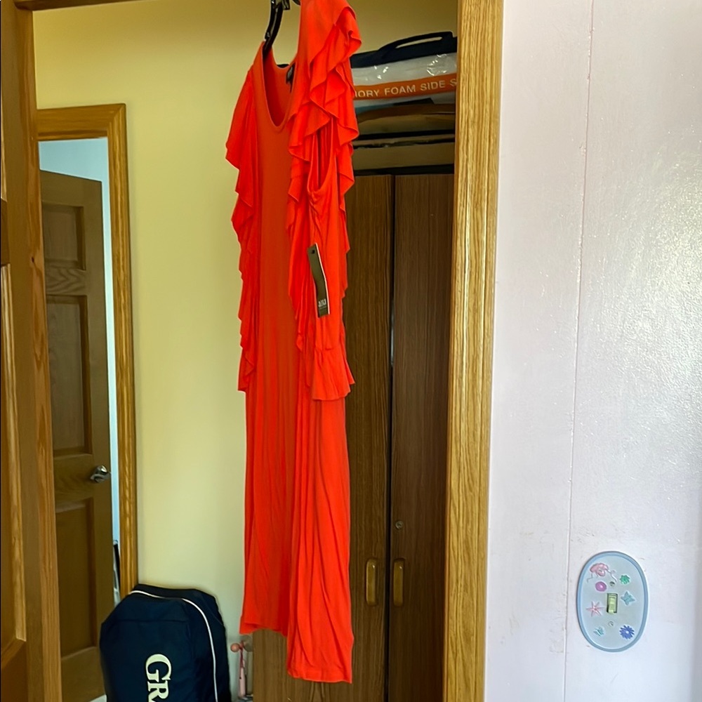A.n.a Tiger Lily colored Ruffled Mini Sundress - Picture 2 of 6